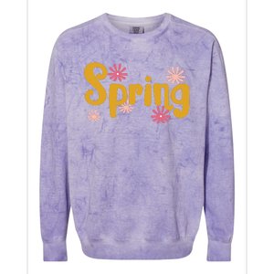 Spring Cute Floral Season Colorblast Crewneck Sweatshirt