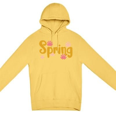 Spring Cute Floral Season Premium Pullover Hoodie