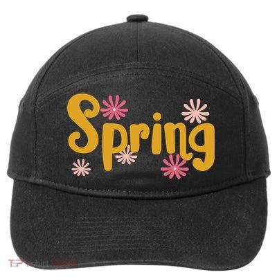 Spring Cute Floral Season 7-Panel Snapback Hat