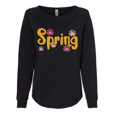 Spring Cute Floral Season Womens California Wash Sweatshirt