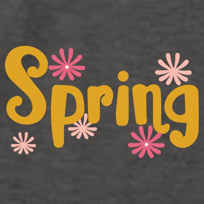 Spring Cute Floral Season Vector Backpack
