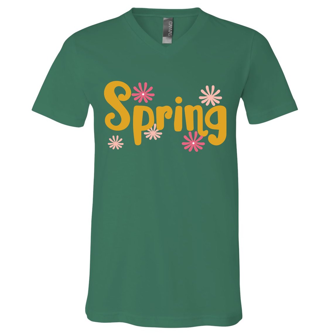 Spring Cute Floral Season V-Neck T-Shirt