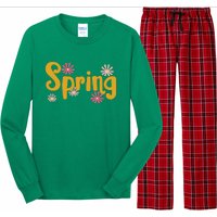 Spring Cute Floral Season Long Sleeve Pajama Set