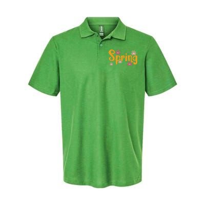 Spring Cute Floral Season Softstyle Adult Sport Polo