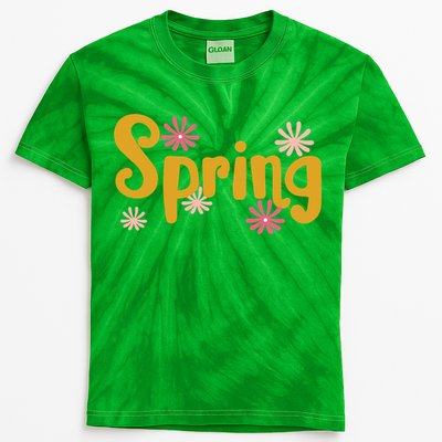 Spring Cute Floral Season Kids Tie-Dye T-Shirt
