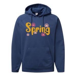 Spring Cute Floral Season Performance Fleece Hoodie