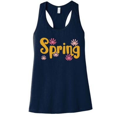 Spring Cute Floral Season Women's Racerback Tank