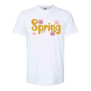 Spring Cute Floral Season Softstyle CVC T-Shirt