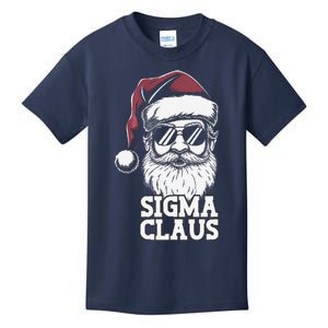 Sigma Claus Funny Christmas Santa Claus Sarcastic Joke Kids T-Shirt