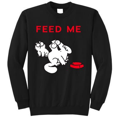 Simon's Cat Feed Me Cat Sweatshirt