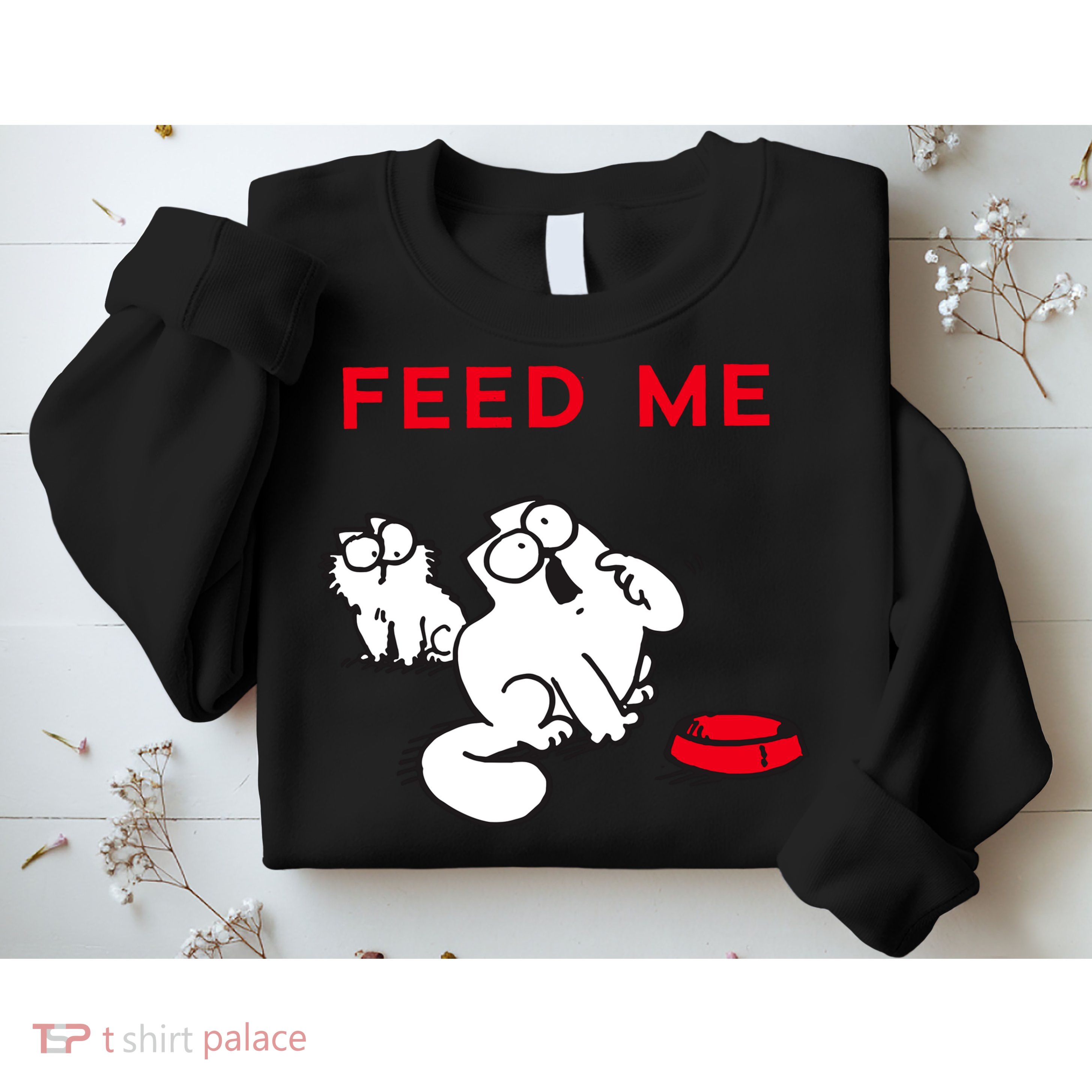 Simon's Cat Feed Me Cat Sweatshirt
