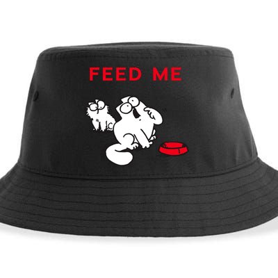 Simon's Cat Feed Me Cat Sustainable Bucket Hat