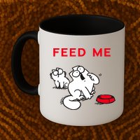 Simon's Cat Feed Me Cat Mug