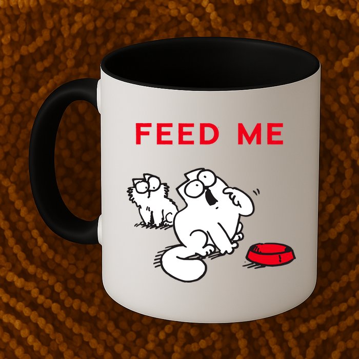 Simon's Cat Feed Me Cat Mug