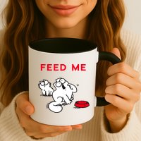 Simon's Cat Feed Me Cat Mug