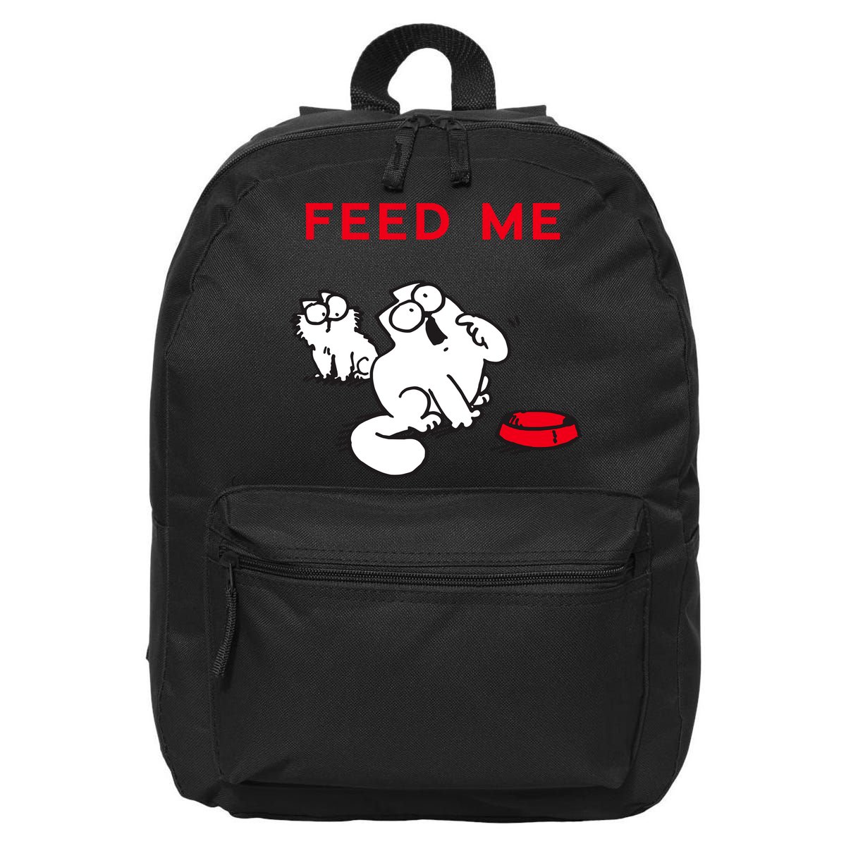 Simon's Cat Feed Me Cat 16 in Basic Backpack
