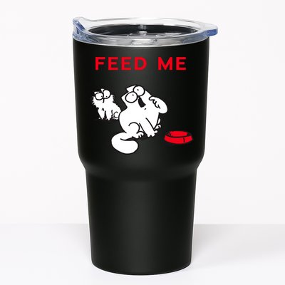 Simon's Cat Feed Me Cat Tumbler