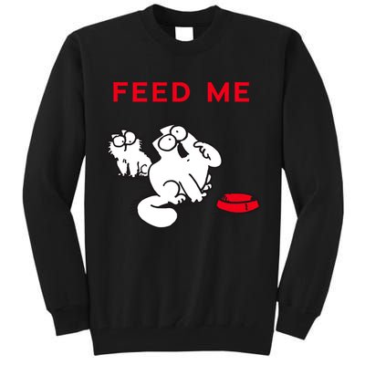 Simon's Cat Feed Me Cat Tall Sweatshirt