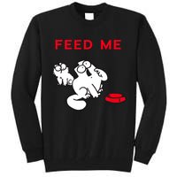 Simon's Cat Feed Me Cat Tall Sweatshirt