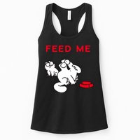 Simon's Cat Feed Me Cat Womens Tank Top