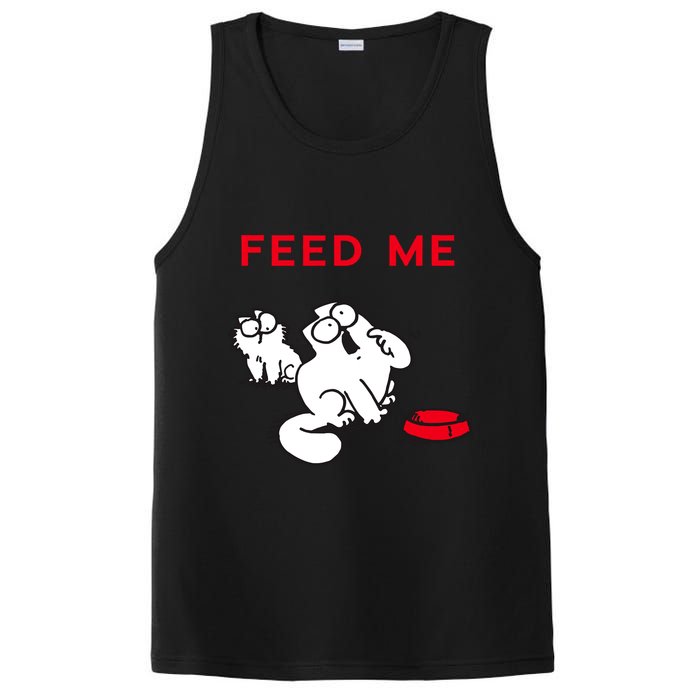 Simon's Cat Feed Me Cat PosiCharge Competitor Tank