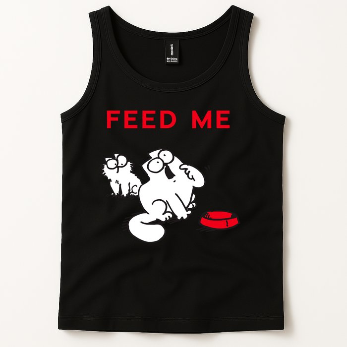 Simon's Cat Feed Me Cat Tank Top