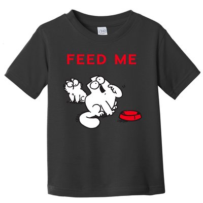 Simon's Cat Feed Me Cat Toddler T-Shirt