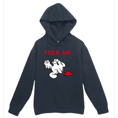 Simon's Cat Feed Me Cat Urban Pullover Hoodie