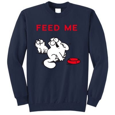 Simon's Cat Feed Me Cat Tall Sweatshirt