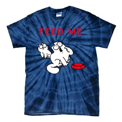 Simon's Cat Feed Me Cat Tie-Dye T-Shirt