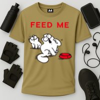 Simon's Cat Feed Me Cat Performance Shirt