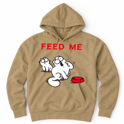 Simon's Cat Feed Me Cat Hoodie