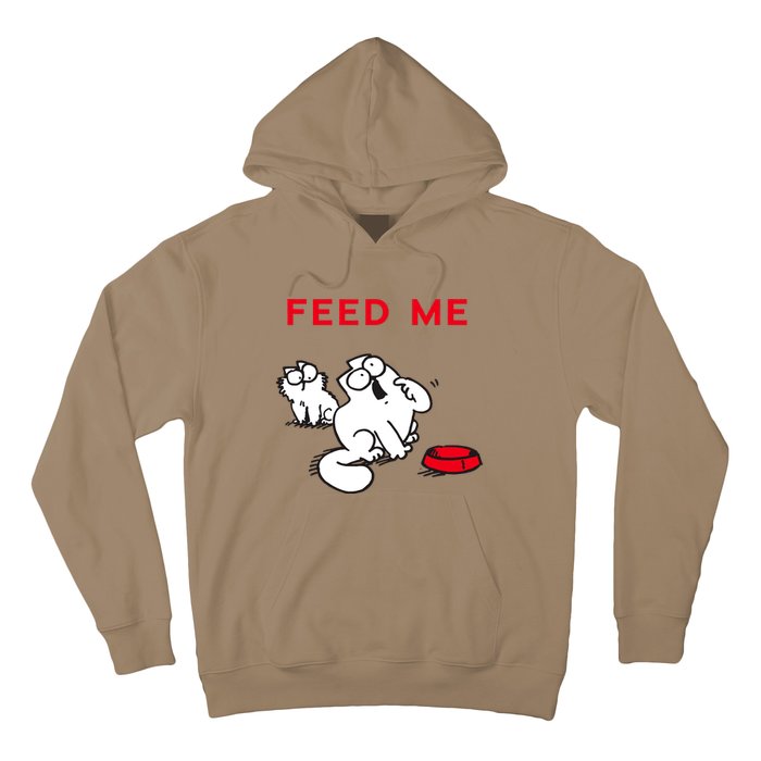 Simon's Cat Feed Me Cat Hoodie