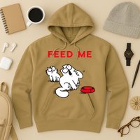 Simon's Cat Feed Me Cat Hoodie
