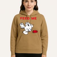 Simon's Cat Feed Me Cat Hoodie