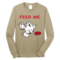 Simon's Cat Feed Me Cat Long Sleeve Shirt