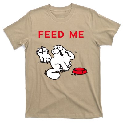 Simon's Cat Feed Me Cat T-Shirt