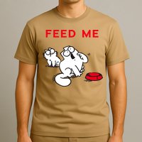 Simon's Cat Feed Me Cat T-Shirt