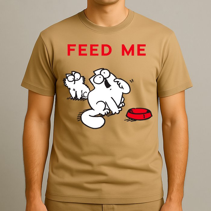 Simon's Cat Feed Me Cat T-Shirt