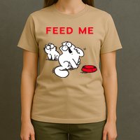 Simon's Cat Feed Me Cat T-Shirt