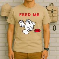 Simon's Cat Feed Me Cat T-Shirt
