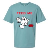 Simon's Cat Feed Me Cat Sueded Cloud Jersey T-Shirt