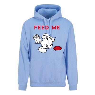 Simon's Cat Feed Me Cat Unisex Surf Hoodie