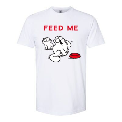 Simon's Cat Feed Me Cat Softstyle® CVC T-Shirt