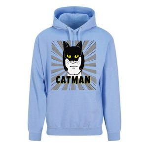 Superhero CatMan Funny Cat Dad Cat Lovers Unisex Surf Hoodie