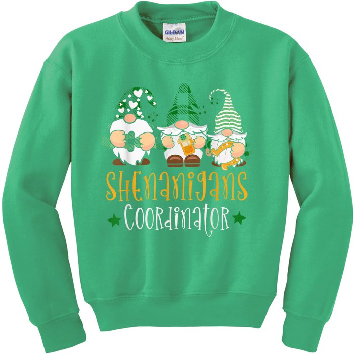 Shenanigans Coordinator Funny St Patricks Day Teacher Kids Sweatshirt