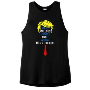 Super Callous Fragile Bigot Sexist HeS Atrocious Ladies PosiCharge Tri-Blend Wicking Tank