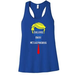 Super Callous Fragile Bigot Sexist HeS Atrocious Women's Racerback Tank