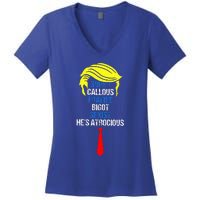 Super Callous Fragile Bigot Sexist HeS Atrocious Women's V-Neck T-Shirt