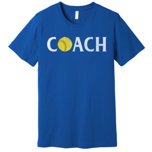 Softball Coach Gift Premium T-Shirt